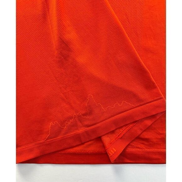 Patagonia Short-Sleeved Capilene Cool Trail Tech Shirt Bright Orange Size Large - Picture 8 of 9